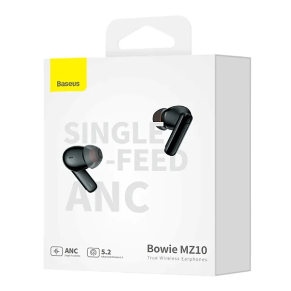 ایرپاد بیسوس مدل Baseus MZ10 | هدفون بلوتوث با حذف نویز، باتری قوی و طراحی ارگونومیک، رنگ سفید